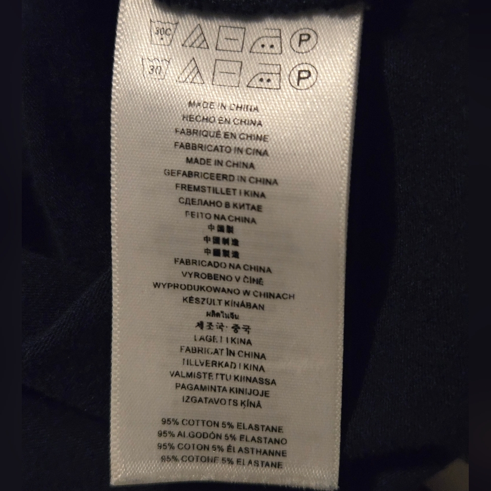 Michael Kors Womens T-Shirt With Gold Zipper On Back, MK Rhinestone Logo, XL - Picture 8 of 8